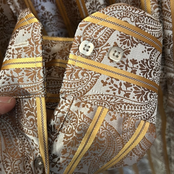 LEONARDY ITALY| Men's  SHIRT BUTTON DOWN size 3XL - Picture 5 of 6